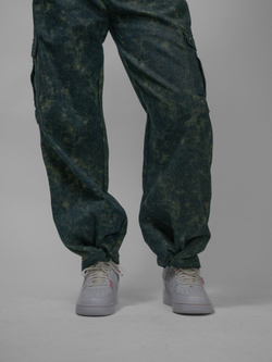 Джинсы Cargo Forest Girl (Dark Blue Green)