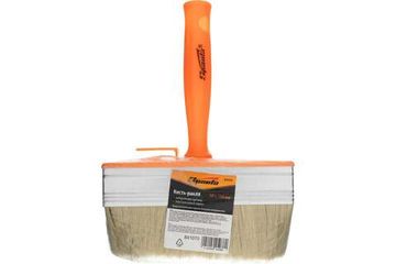 Кисть-ракля SPARTA 50x150 мм, натуральная щетина, пластмассовый корпус, пластмассовая ручка 841070