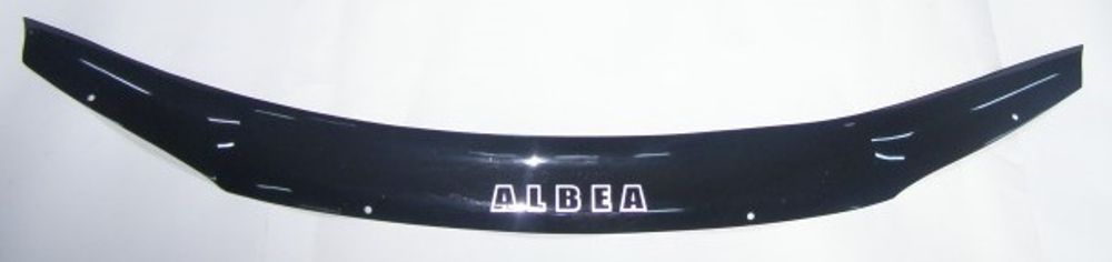 Дефлектор капота Fiat Albea 2007 г. (VIP Tuning)
