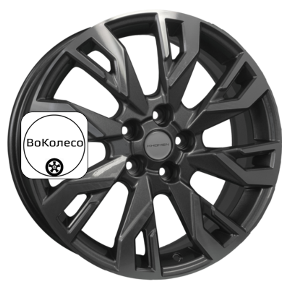 7x18/5x110 ET50 D63,3 KHW1809 (CS35/CS35 Plus) Gray-FP Khomen Wheels