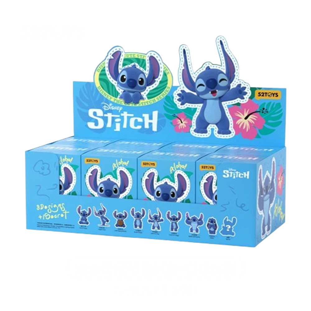 Рандомная фигурка Blind Box 52TOYS Disney Stitch Cute Series
