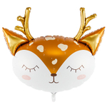 Шар Фольгированный Олень голова (Ассорти)