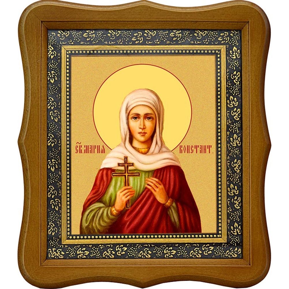 Мария Константинопольская (Патрикия) святая мученица. Икона на холсте.