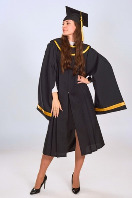 Мантия выпускника “Галант”- цвет черный