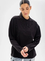 Лонгслив SHIMMER,черный