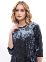 Платье женское бархатное