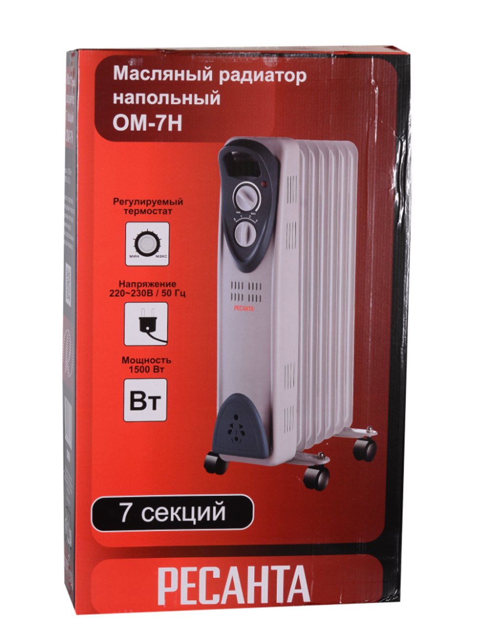 Масляный радиатор РЕСАНТА ОМ-7Н