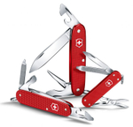 Нож Victorinox Alox Pioneer, 93 мм, 8 функций, красный (подар. упаковка)