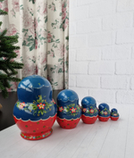 Матрёшка "С курочкой" традиция 5м 15см пузатая