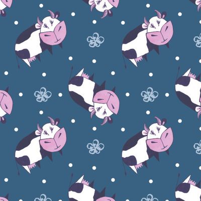 Baby cloth animal cows