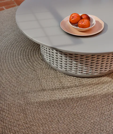 Уличный журнальный столик Sedalis Ø100 см, серый