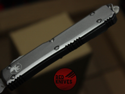 Нож Microtech Ultratech Standard S/E A+++ - серая рукоять, клинок апокалиптик