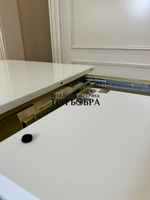 Кухонный раздвижной стол "Леон", белый