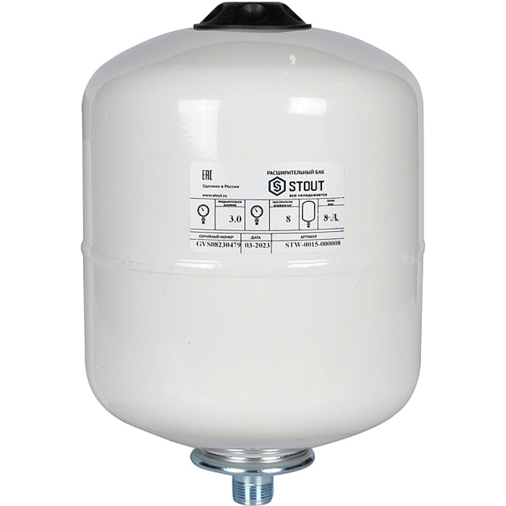 Гидроаккумулятор для ГВС STOUT 12л.