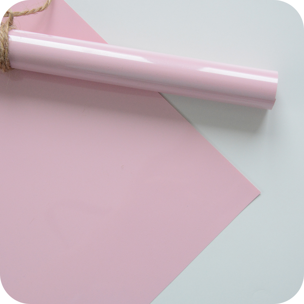 Термотрансферная пленка матовая, цвет розовый, размер отреза 25*25см, Италия