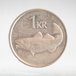 Iceland, 1 Króna, 1996, VF