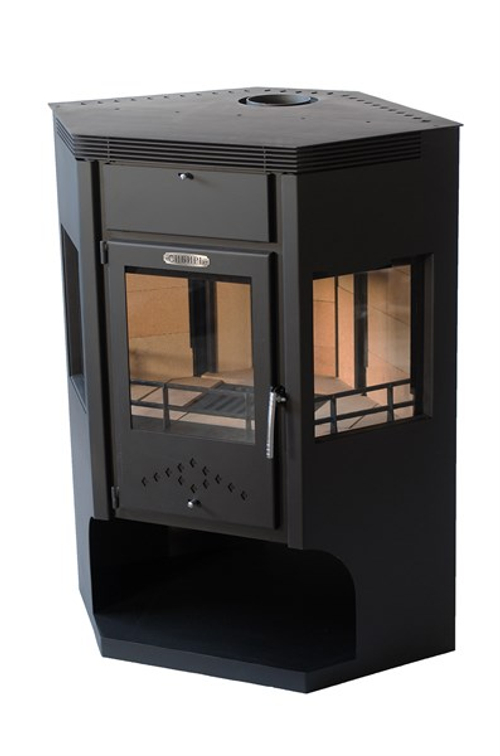 Печь-камин стальная "Сибирь" 15 кВт