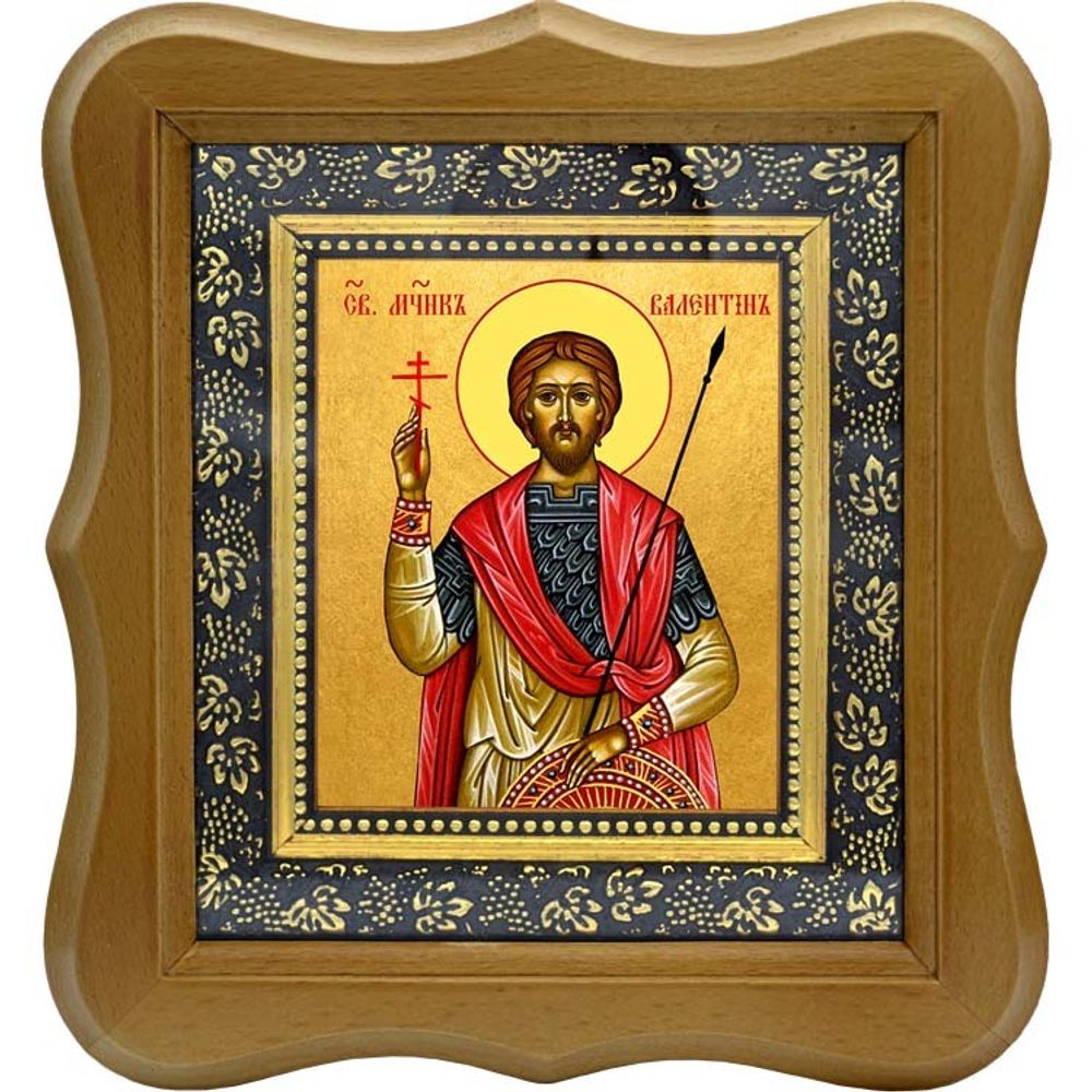 Валентин Доростольский Святой мученик. Икона на холсте.