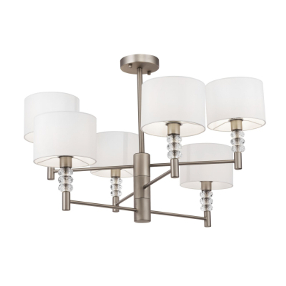 Люстра Maytoni MOD527PL-06N никель 6хE14х40W