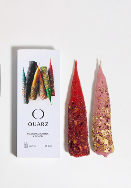 Набор конусных свечей LAW OF ATTRACTION / ЗАКОН ПРИТЯГАТЕЛЬНОСТИ