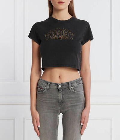 Футболка LUX VARSITY Tommy Jeans - черный(DW0DW16455)