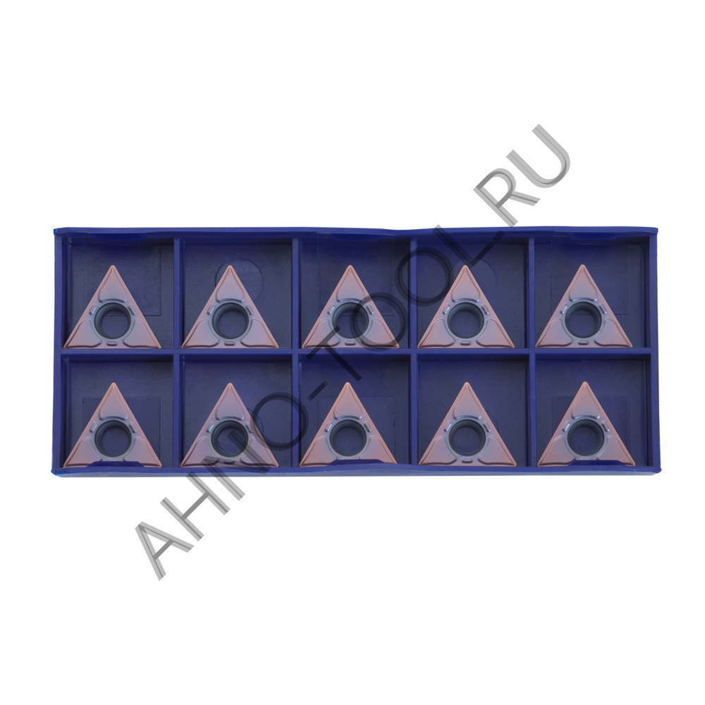 Пластина твердосплавная ISO TCMT16T304-MFA APM20B AHNO по жаропроч. и нерж.стали, получистовая