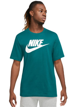 Мужская теннисная футболка Nike Sportswear T-Shirt Icon Futura - geode teal
