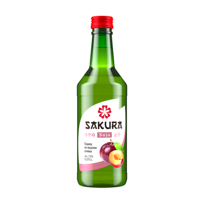 SAKURA Soju Слива 0,375л.