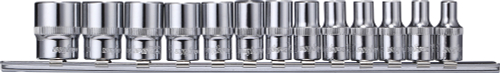 914013 Набор головок торцевых 1/4"DR на держателе, 4-14 мм, 13 предметов