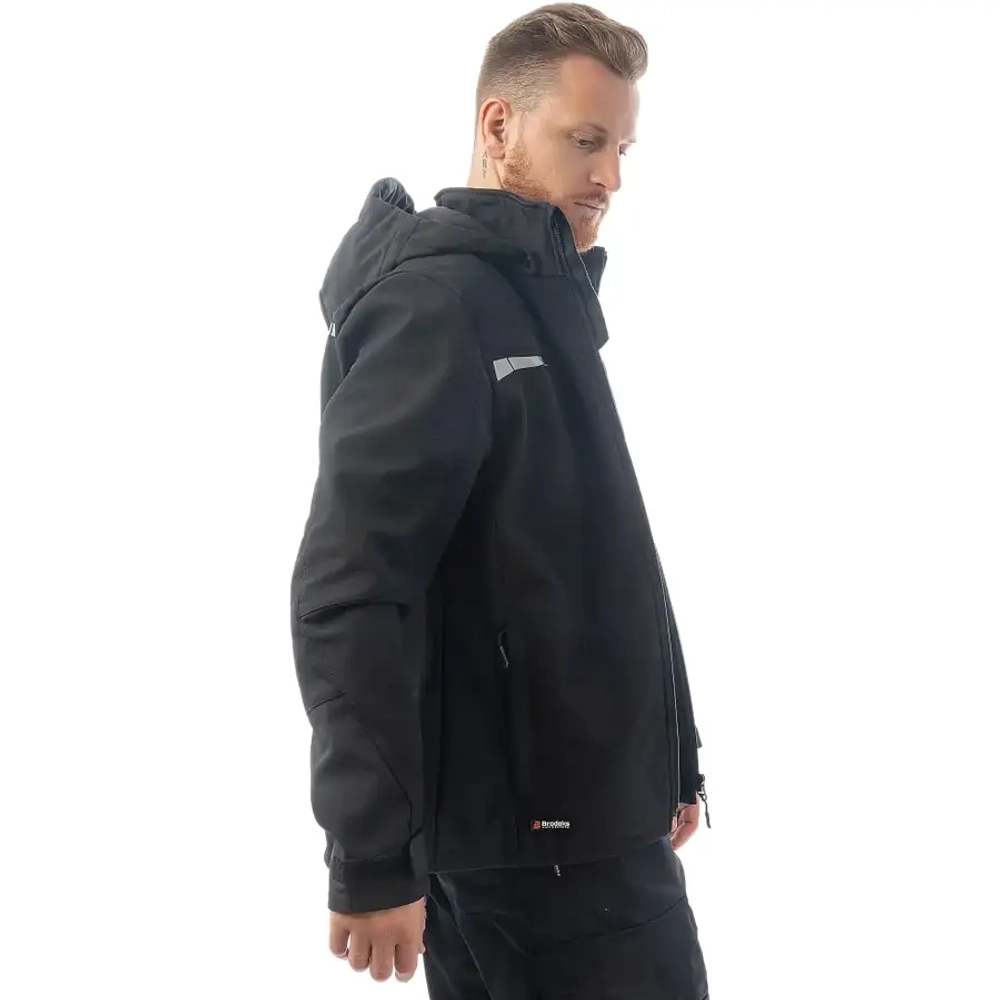 Куртка софтшелл KS207, черный (M) Brodeks KS207BLACKM