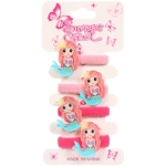 Резинки для волос детские 4шт «РОЗОВОЕ ОБЛАКО», русалочки, цвет как на фото, l-3см