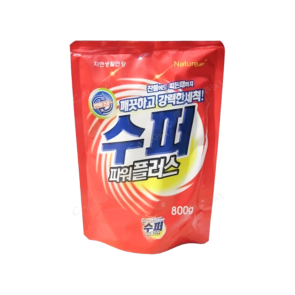 "Nature" стиральный порошок д\белых и светлых тканей .800 гр. м\у