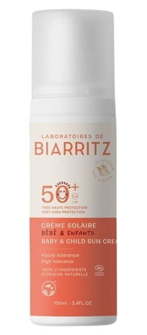 Laboratoires de Biarritz Солнцезащитный крем для малышей и детей SPF 50+, 100 мл
