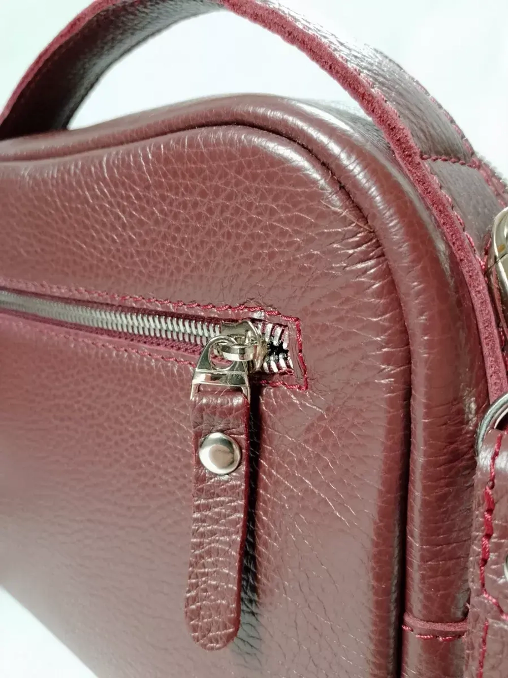 Сумка женская через плечо кросс боди натуральная кожа летняя