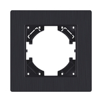 Рамка 1-постовая, черный матовый Kollinger Eleganz Plex EP1BM