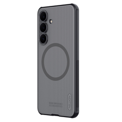 Чехол c MagSafe для Samsung Galaxy S25 FE, серия Super Frosted Shield Pro Magnetic (Clear version) прозрачный тонированный от Nillkin