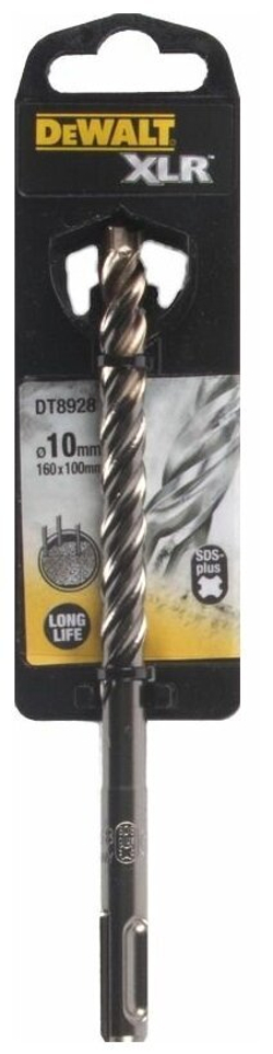 Бур DEWALT XLR, DT8928, SDS-Plus, 10 x 160 x 100