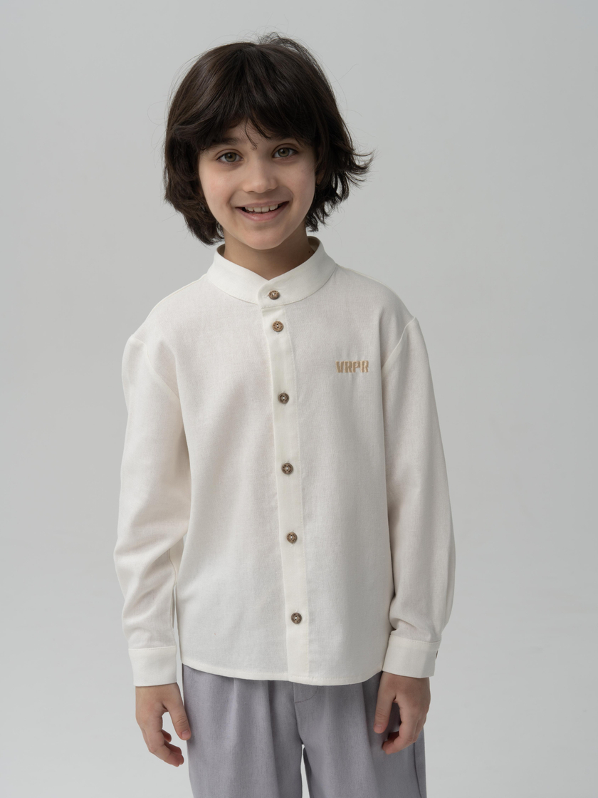 Рубашка льняная с рукавом