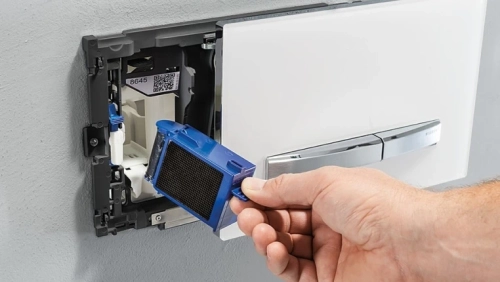 Вставной блок для смывных бачков скрытого монтажа Geberit DuoFresh Stick