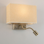 Citilux Декарт CL704303 Бра с бежевым абажуром и диммером