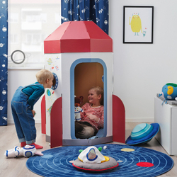IKEA AFTONSPARV  (ИКЕА АФТОНСПАРВ)  -  Подушка, в форме планеты/голубая