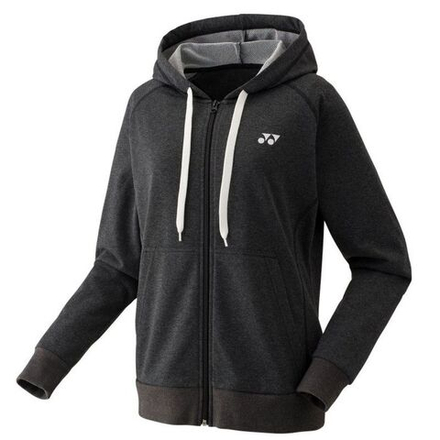 Женская теннисная куртка Yonex Women's Full Zip Hoodie - Black