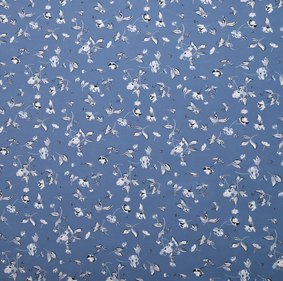 Ниагара принт, 129 гр/м2, 145 см, джинсовый