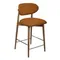 Полубарный стул Mod, орех, терракотовое букле
