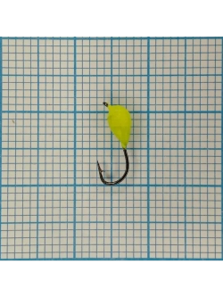 Мормышка вольфрамовая точеная Капля с ушком