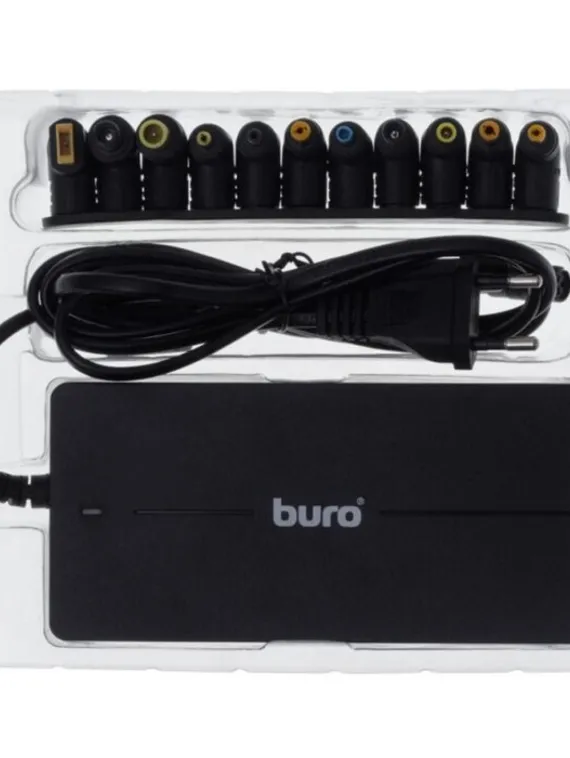 Адаптер питания Buro BUM-0051K120, автоматич., 120Вт, 12В-20В 11-переходников, 6A 1xUSB, 2A