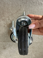 Колесо промышл. поворот. болт крепления (М10) 75 мм (SCT93)