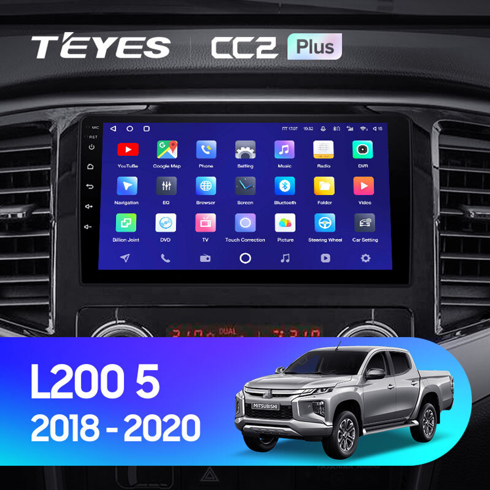 Teyes CC2 Plus 9" для Mitsubishi L200 5 2018-2020