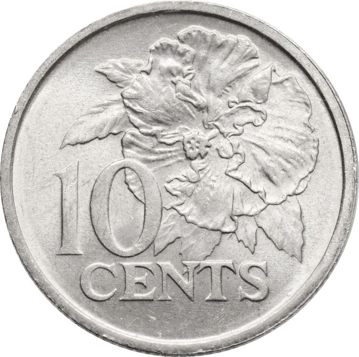 10 центов 1976-2016 Тринидад и Тобаго