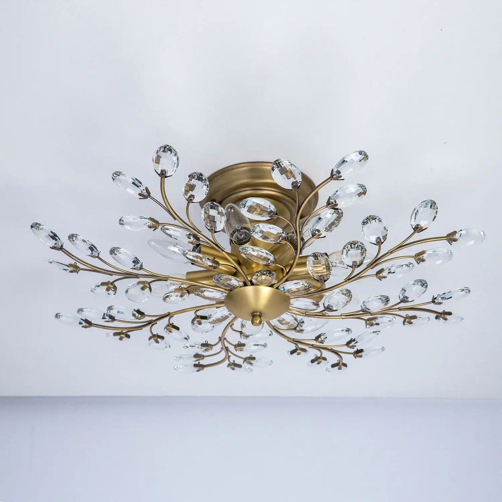 Citilux Серенада CL315183 Люстра хрустальная Бронза